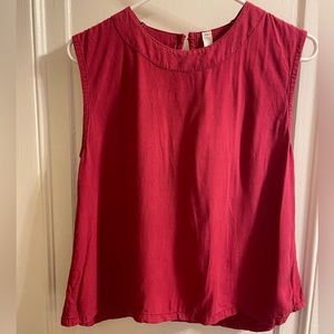 Burgundy Bateau Blouse